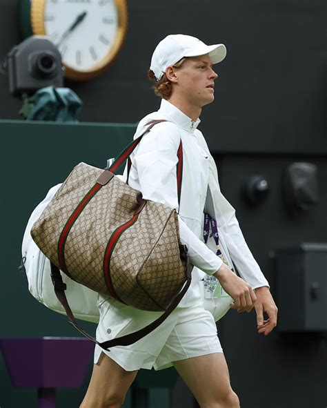 jannik sinner gucci wimbledon|gucci wimbledon bag.